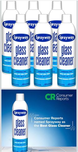 Sprayway Glass Cleaner Spray Cans – 6 Pack