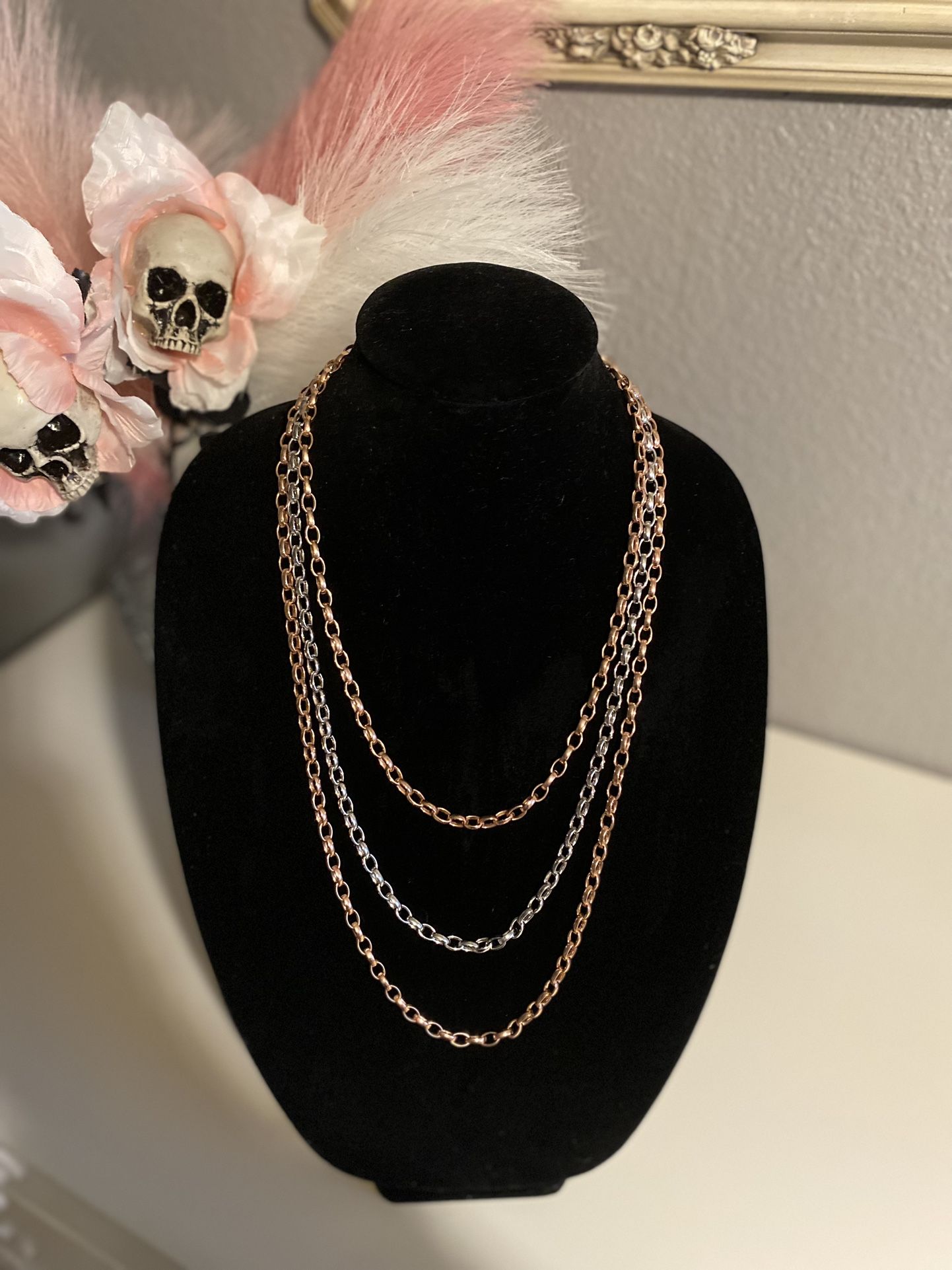 Three Chain Necklace