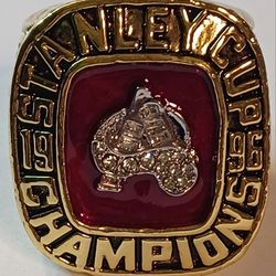 1996 Colorado Avalanche Champs Ring Forsberg Sakic Brand New High Detail