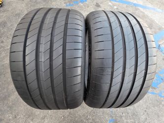 2 USED TIRES GOODYEAR 285/35/21