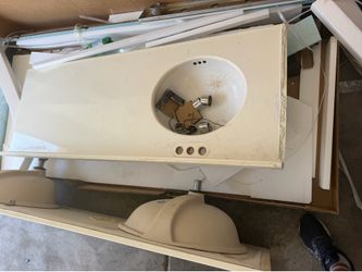 Piedra para baño con lavamanos