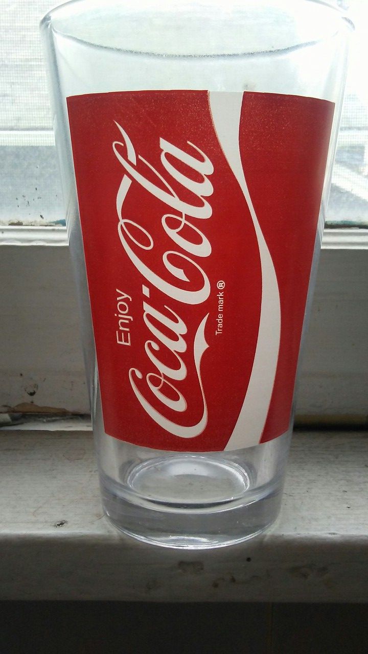 Collectable Coca-Cola glass