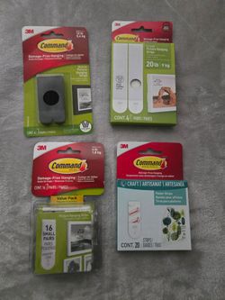 3M Command Strips Bundle – 4 Packs