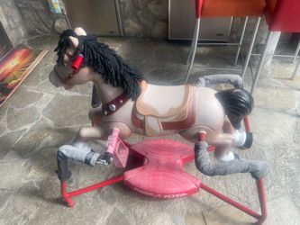 Radio flyer rocking horse good condition.