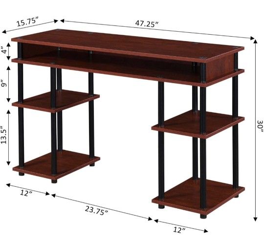 Cherry Wood Desk 47 Inch