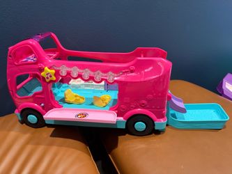 Little People Barbie Bus Playset