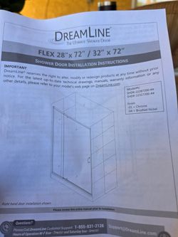 Dream Line Shower Door