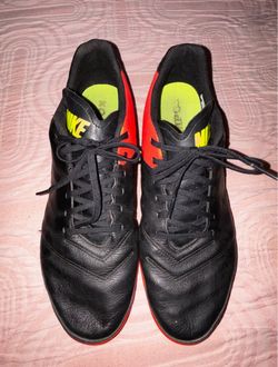 Nike Soccer Cleats Black Red