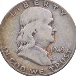 1949 D Franklin Half Dollar