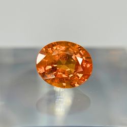 2.15 ct Spessartite Garnet Oval Cut Vivid Orange Gemstone Jewelry Making 