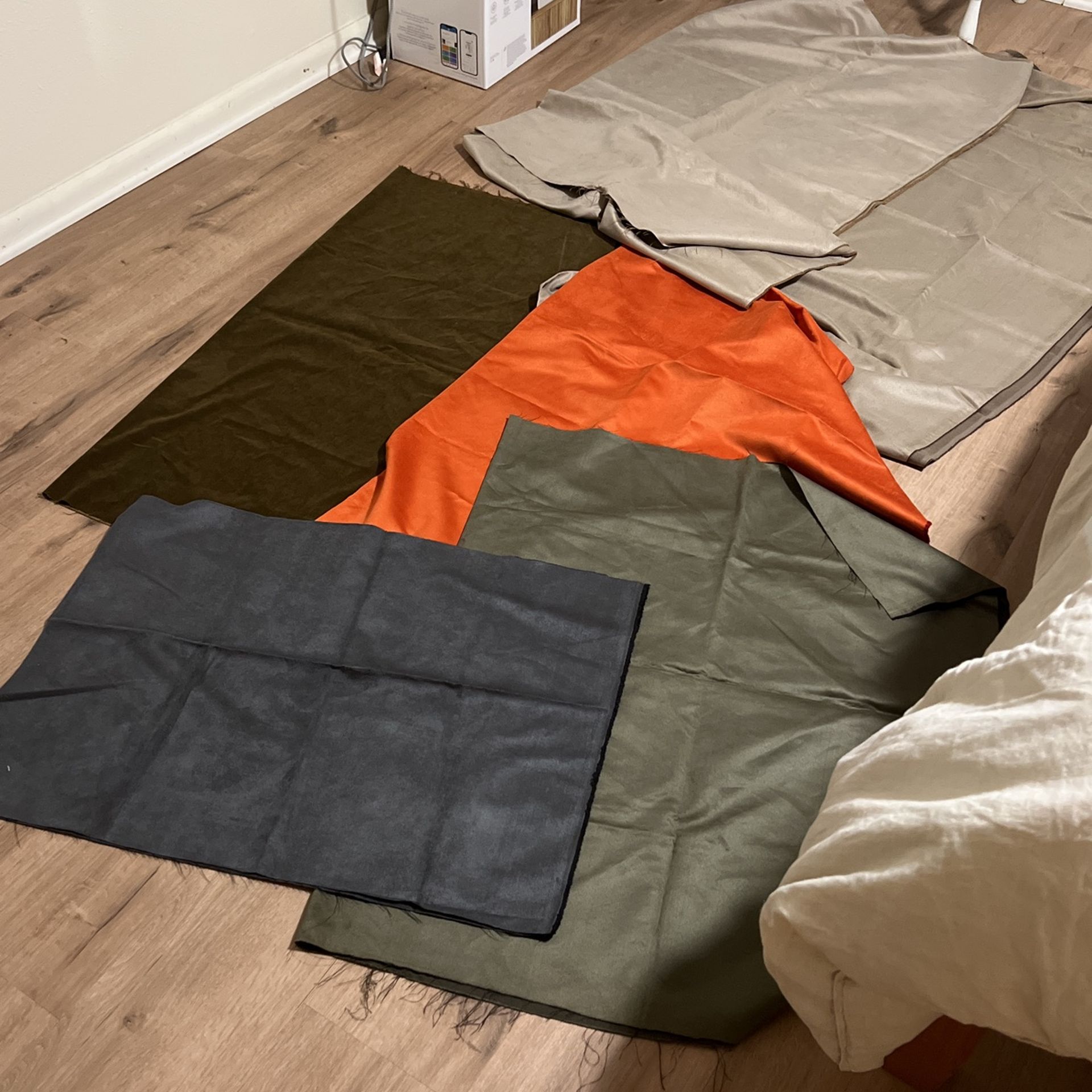 Various Lengths Faux Suede Fabric