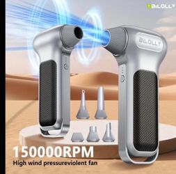 Brand New Compressed air Duster/ 8000 mAh battery/150000 RPM Turbine Blower for car,snow, camping