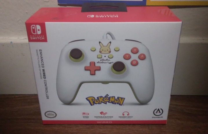Pikachu Switch Wired Controller