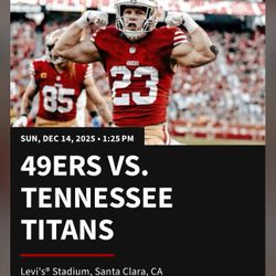 49ers vs Titans | 12/14 