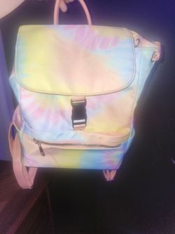 Pastel Tie-Dye Mini Backpack