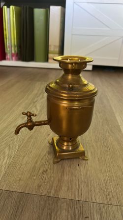 Antique Russian Samovar Brass
