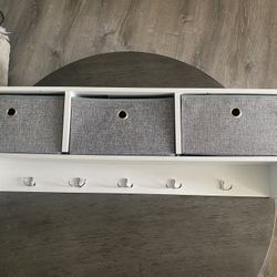 Wall Coat Rack & Storage 