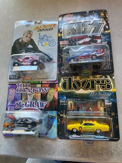 Racing champion, hot country and the doors and kiss your pick $10 each