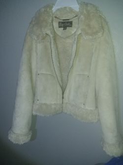 New girls real leather jacket