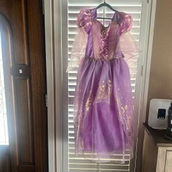 Disney Rapunzel Girl Dress Size 13 NEW