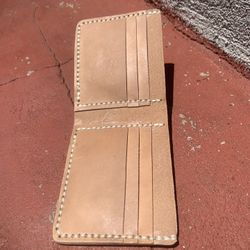 Handmade Real Leather Wallet. 