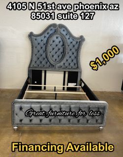 Queen size bed frame brand new