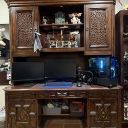 Big 2 Piece Wood Desk