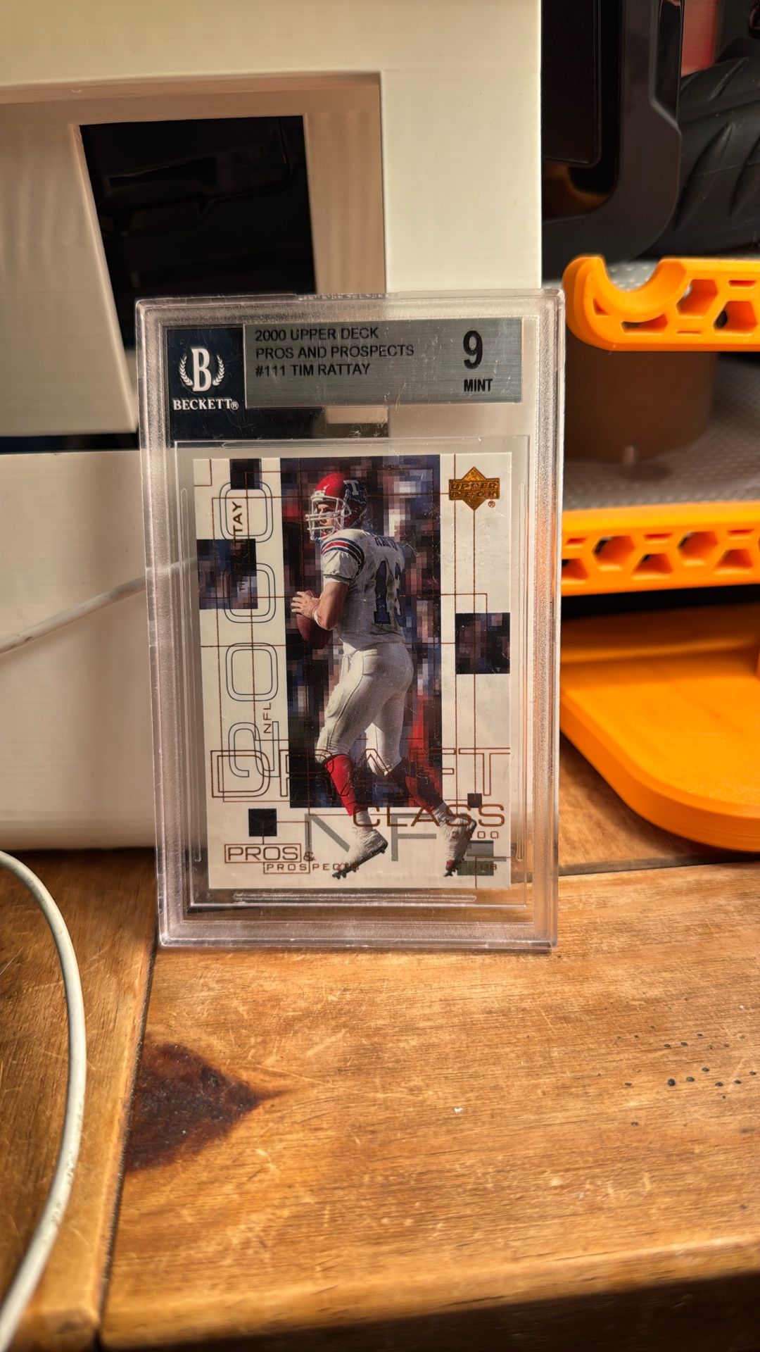 Make Offer Upper Deck Pros Tim Rattay Date Graded	Wednesday, October 18, 2000 Centering Grade	9.0 Corners Grade	8.5 Edges Grade	9.