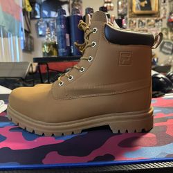 FILA Tan Construction Shoes (NOT Steel Toed)