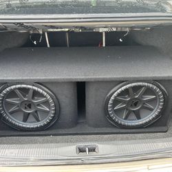 **PARTING OUT MAY 9** (2) 12" Kicker CompVX Subwoofers In Ported Enclosure