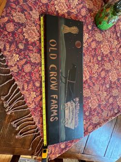 Old Crow Farms Sign
