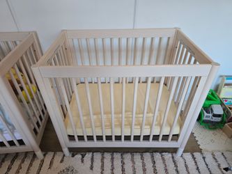 Babyletto Gelato 4-in-1 Mini Crib — Washed Natural White