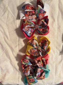 Cocomelon Hair Bows And Accessories 