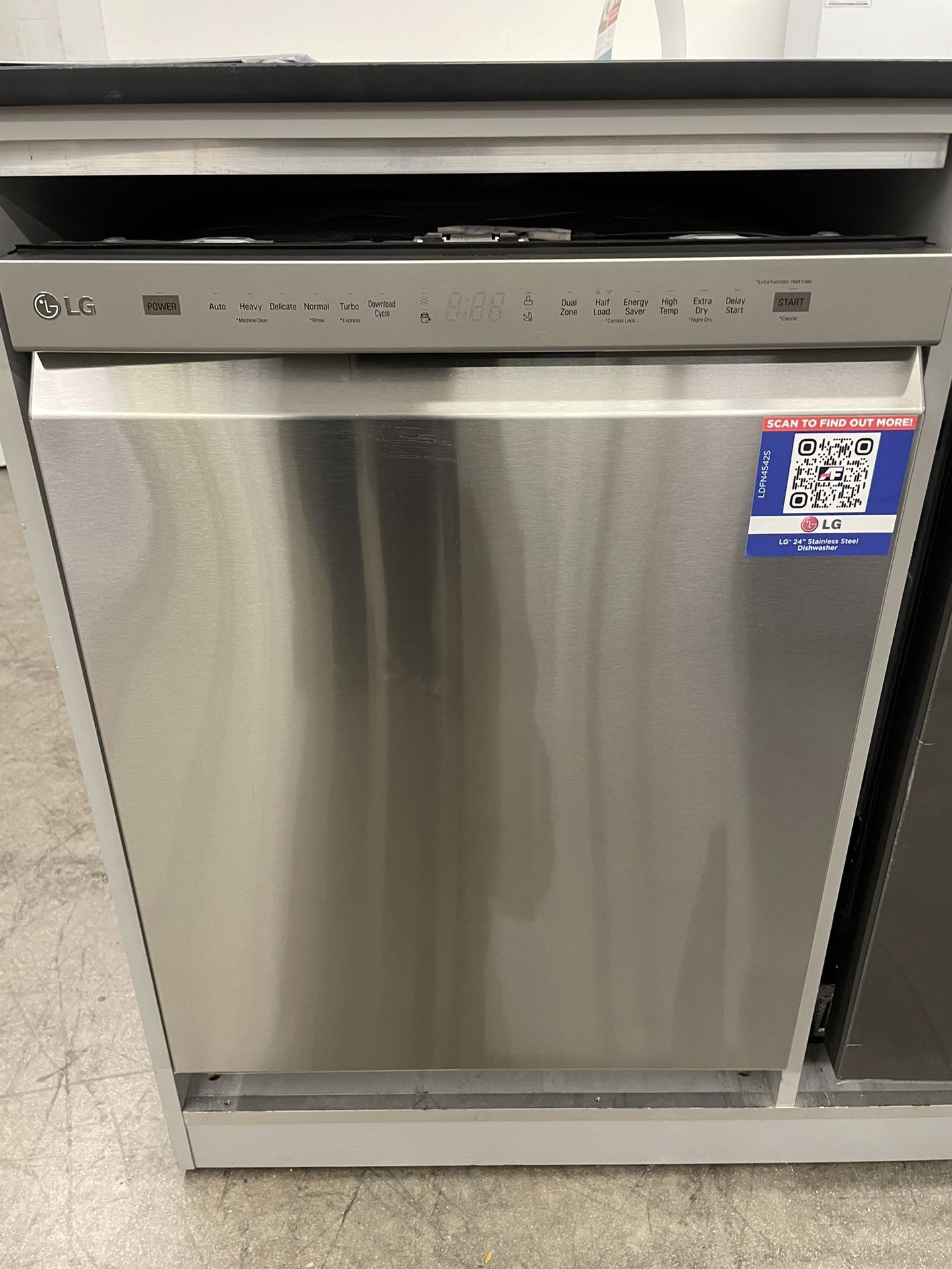 LG dishwasher stainless steel