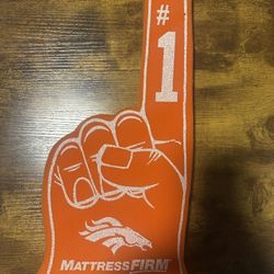 Denver Bronco Foam Finger 