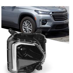Headlight Assembly w/o LED DRL Fit for Chevy Traverse 