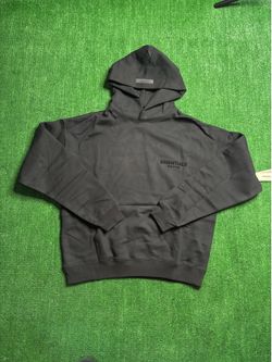 Essential hoodie black