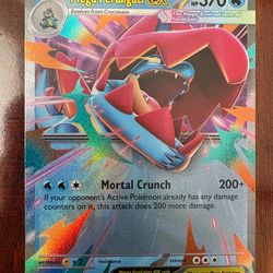 Pokemon Mega Feraligatr EX 43/217 Ascended Heroes Ultra Rare Holo NM/M
