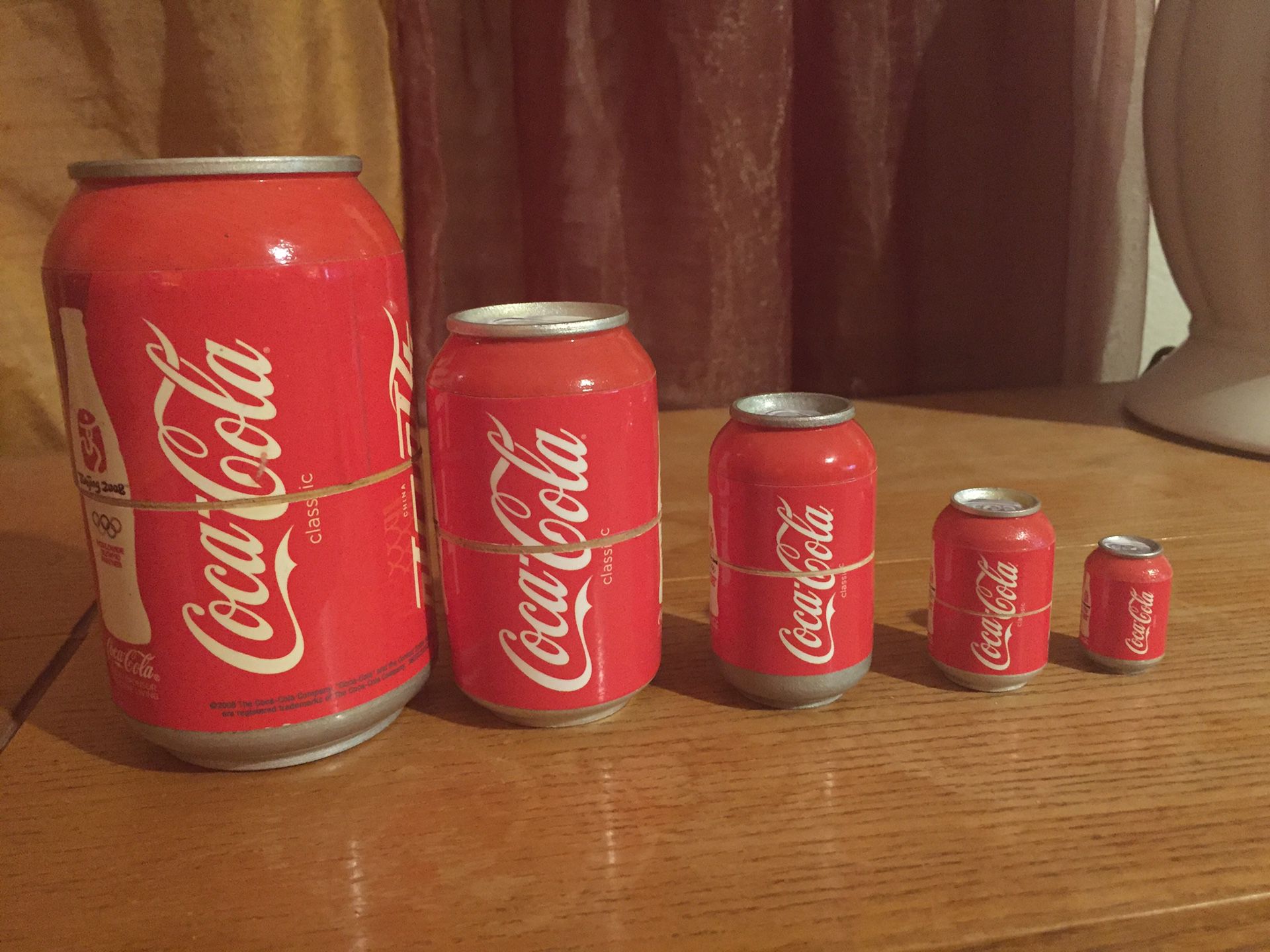 Rare Coca Cola Nesting Cans