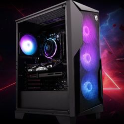 New Gaming Desktop + 27” Gaming Monitor