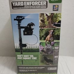 Orbit 62100 Yard Enforcer Motion Activated Pest Deterrent Sprinkler - New In Box
