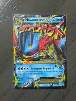 Pokemon TCG M Swampert EX XY87 XY Mega EX Promo Holo