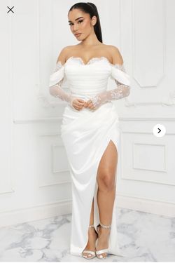 Vestido De Novia Talla Grande Nuevo Con Etiqueta