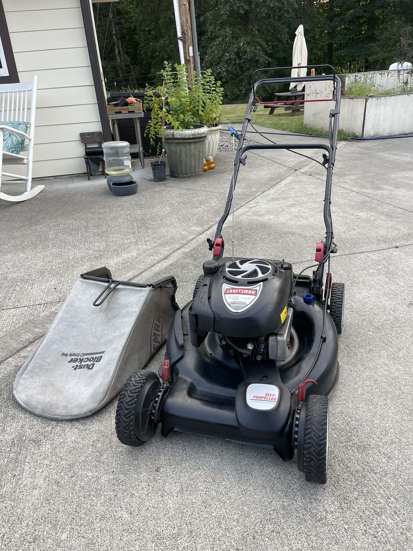 Craftsman lawn mower 675 series sale