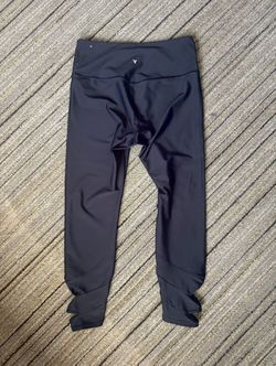 Old Navy Size Large Petite Black Active Power Soft Leggings Go Dry 