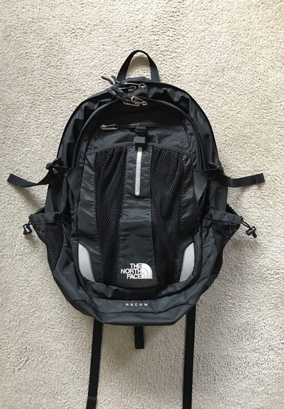 North Face Black Recon Backpack