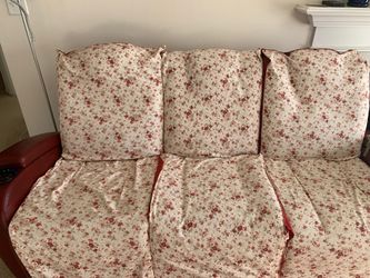 Used Power reclining sofa with rips