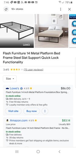 Metal Twin Bed Frame 