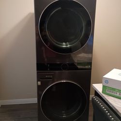 Washer And Dryer Stacked Combo