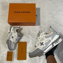 LV White & Grey Skate Sneaker